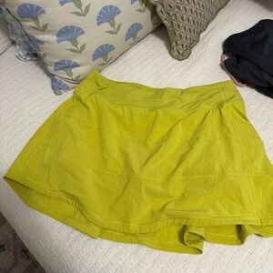 Lululemon Yellow Skort